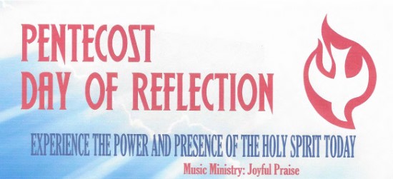 Pentecost Day of Reflection Graphic